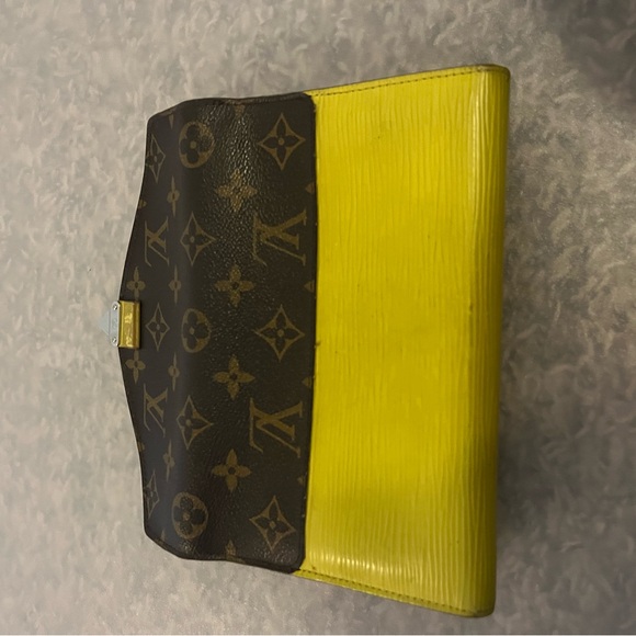 Louis Vuitton Yellow and Brown Full Wallet